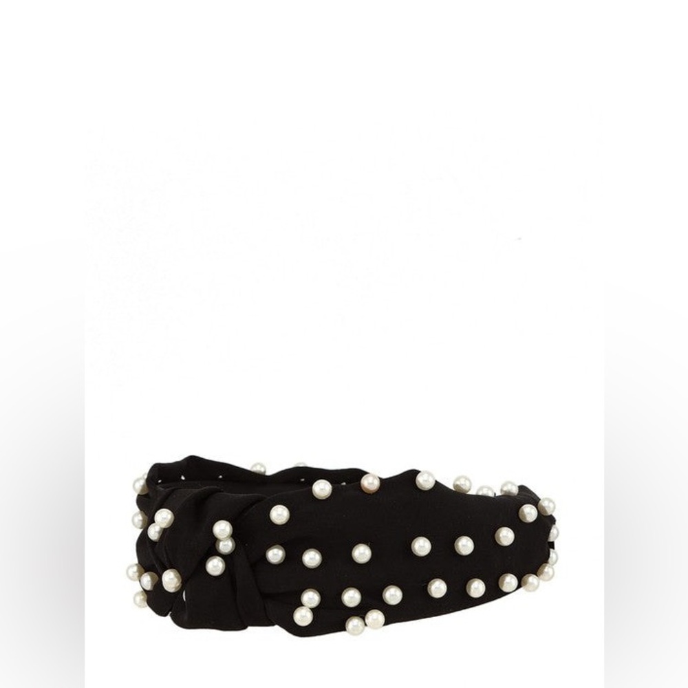 Elegant Pearl Top Knot Headband - Picture 3 of 4